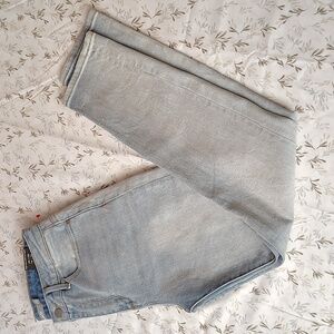 TRACTR WOMENS HIGH-RISE SLIM STRAIGHT LIGHT BLUE JEANS 👖👖👖👖